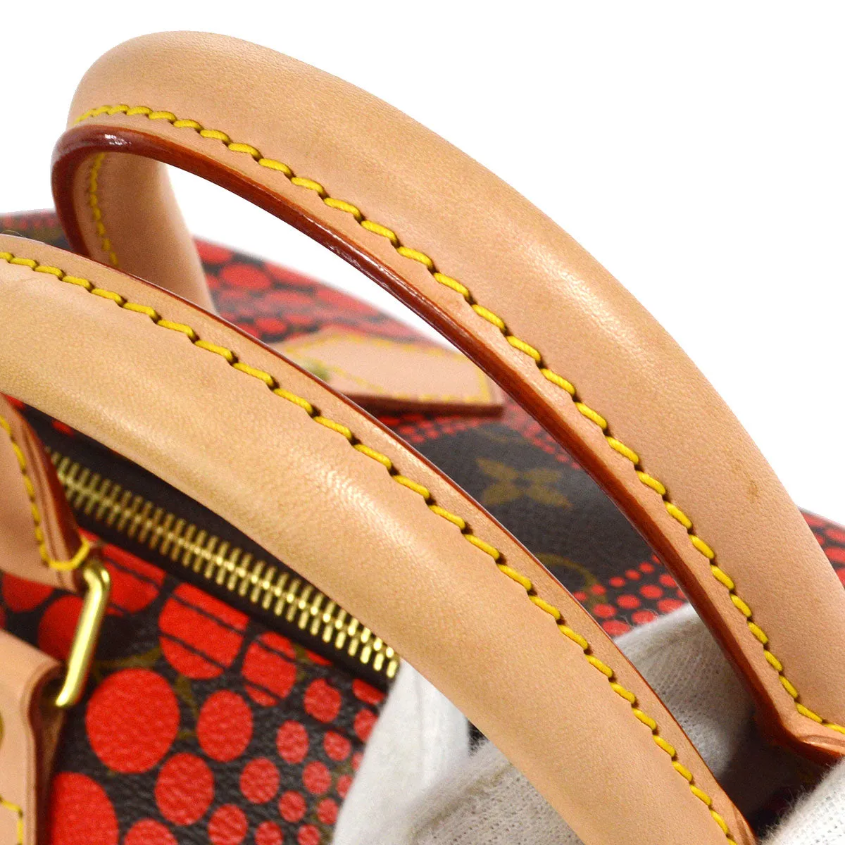 LOUIS VUITTON SPEEDY 30 HANDBAG KUSAMA YAYOI PUMPKIN DOT