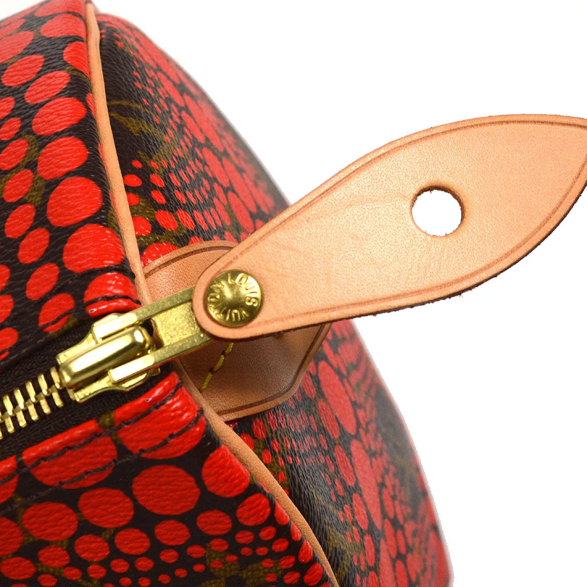 LOUIS VUITTON SPEEDY 30 HANDBAG KUSAMA YAYOI PUMPKIN DOT
