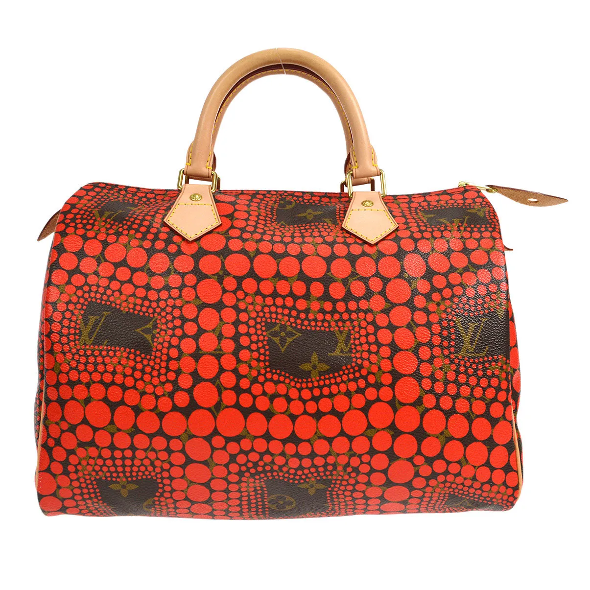 LOUIS VUITTON SPEEDY 30 HANDBAG KUSAMA YAYOI PUMPKIN DOT
