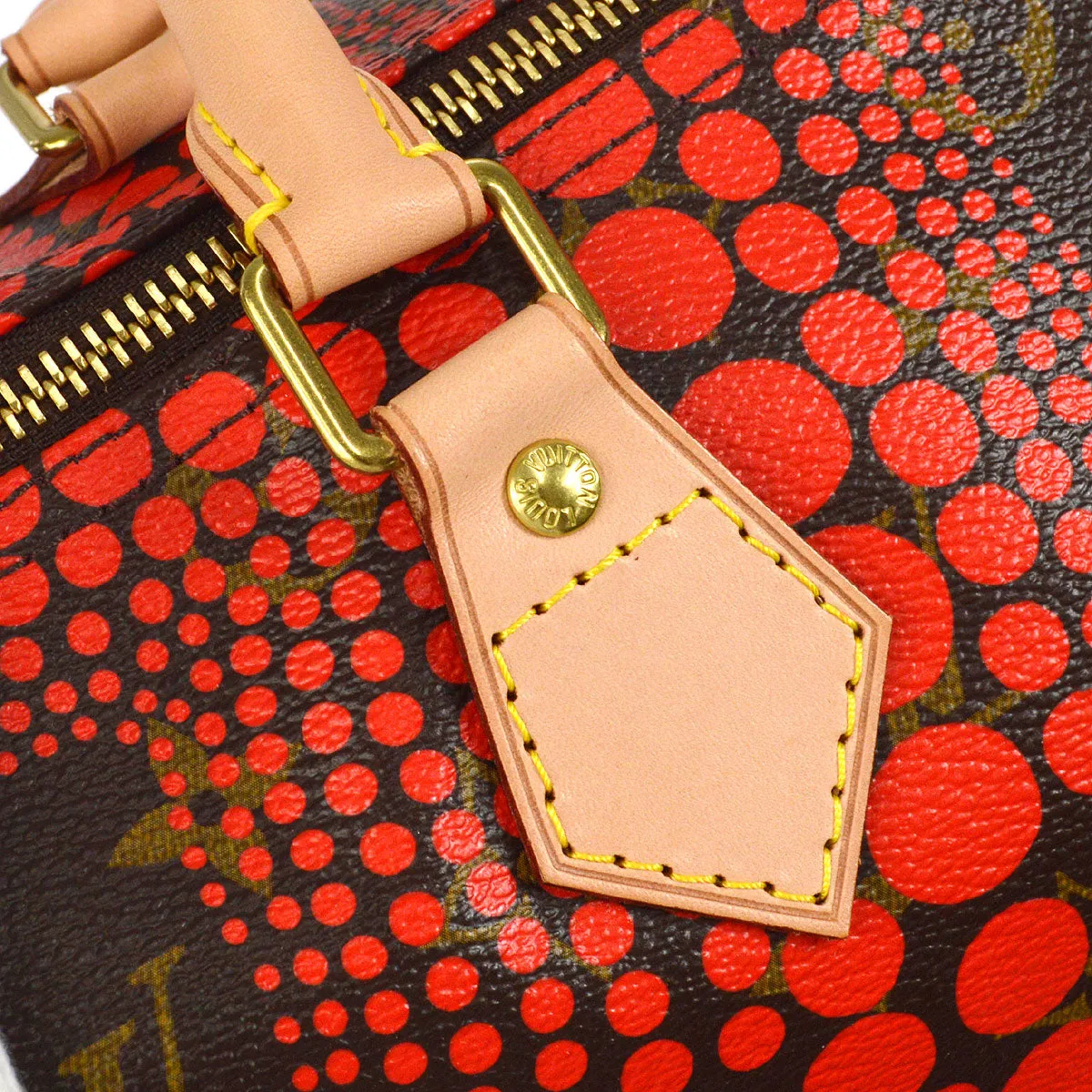 LOUIS VUITTON SPEEDY 30 HANDBAG KUSAMA YAYOI PUMPKIN DOT