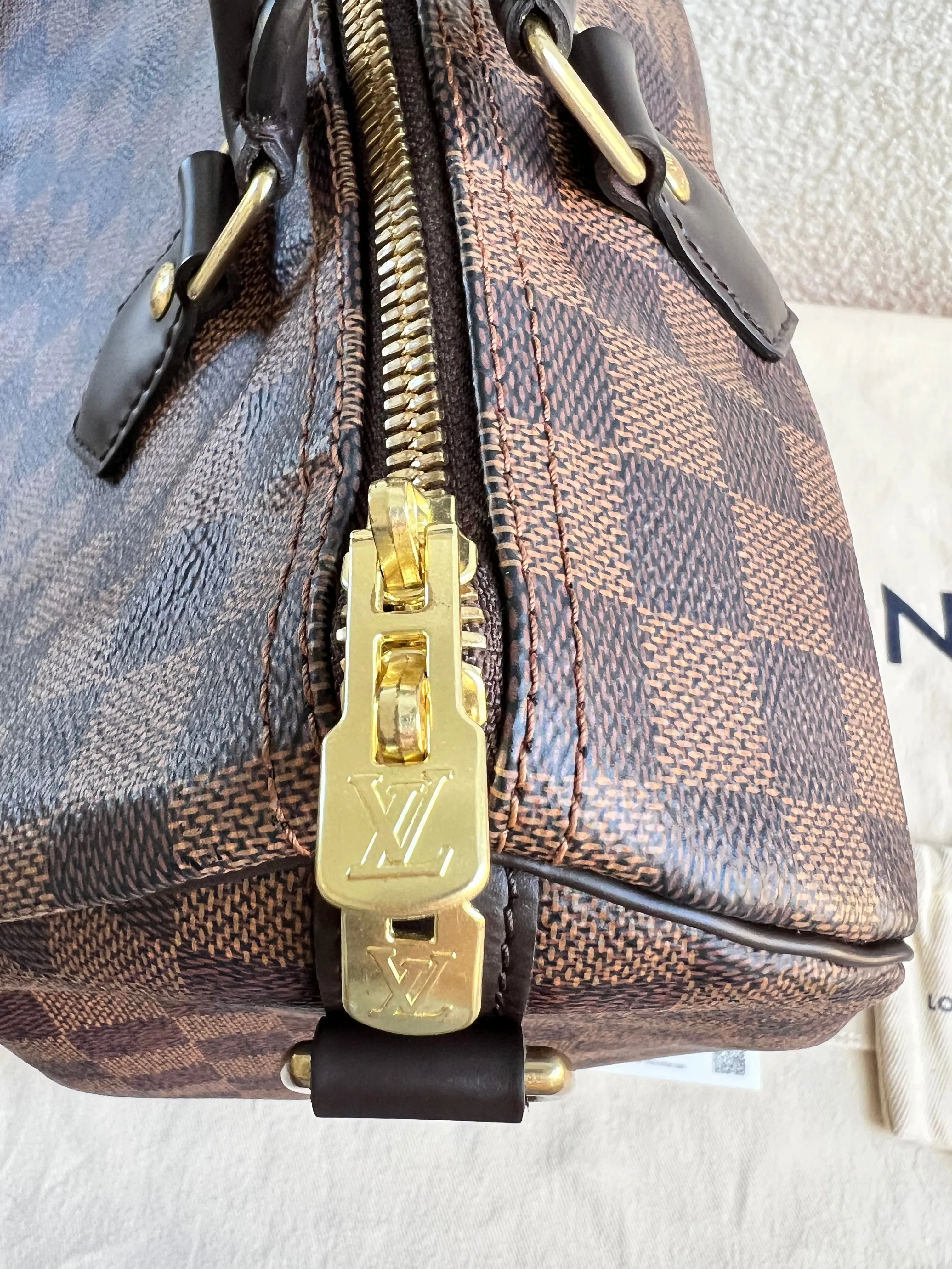 Louis Vuitton Speedy Bandouliere 30 Damier Ebene (strap missing)