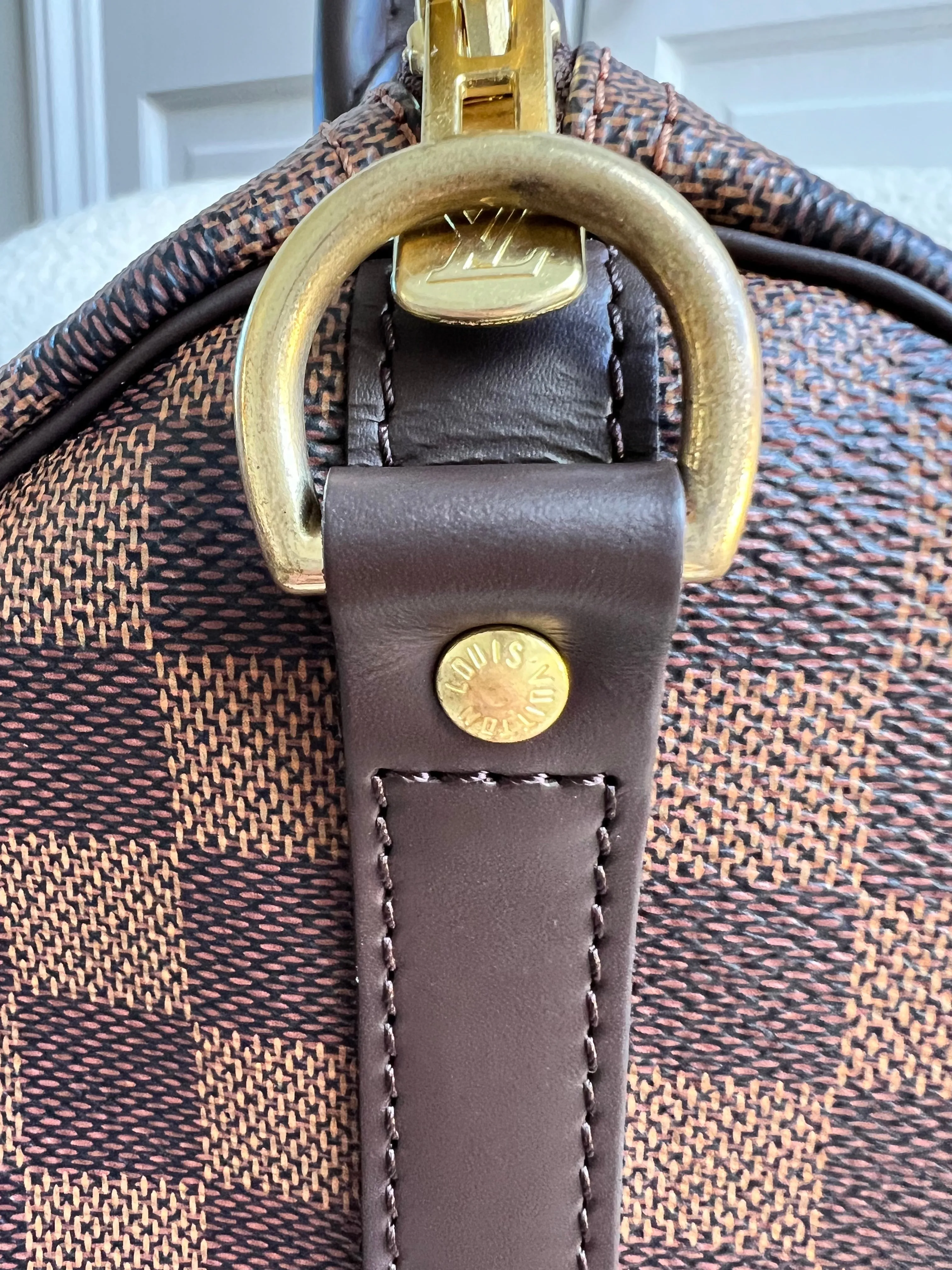 Louis Vuitton Speedy Bandouliere 30 Damier Ebene (strap missing)