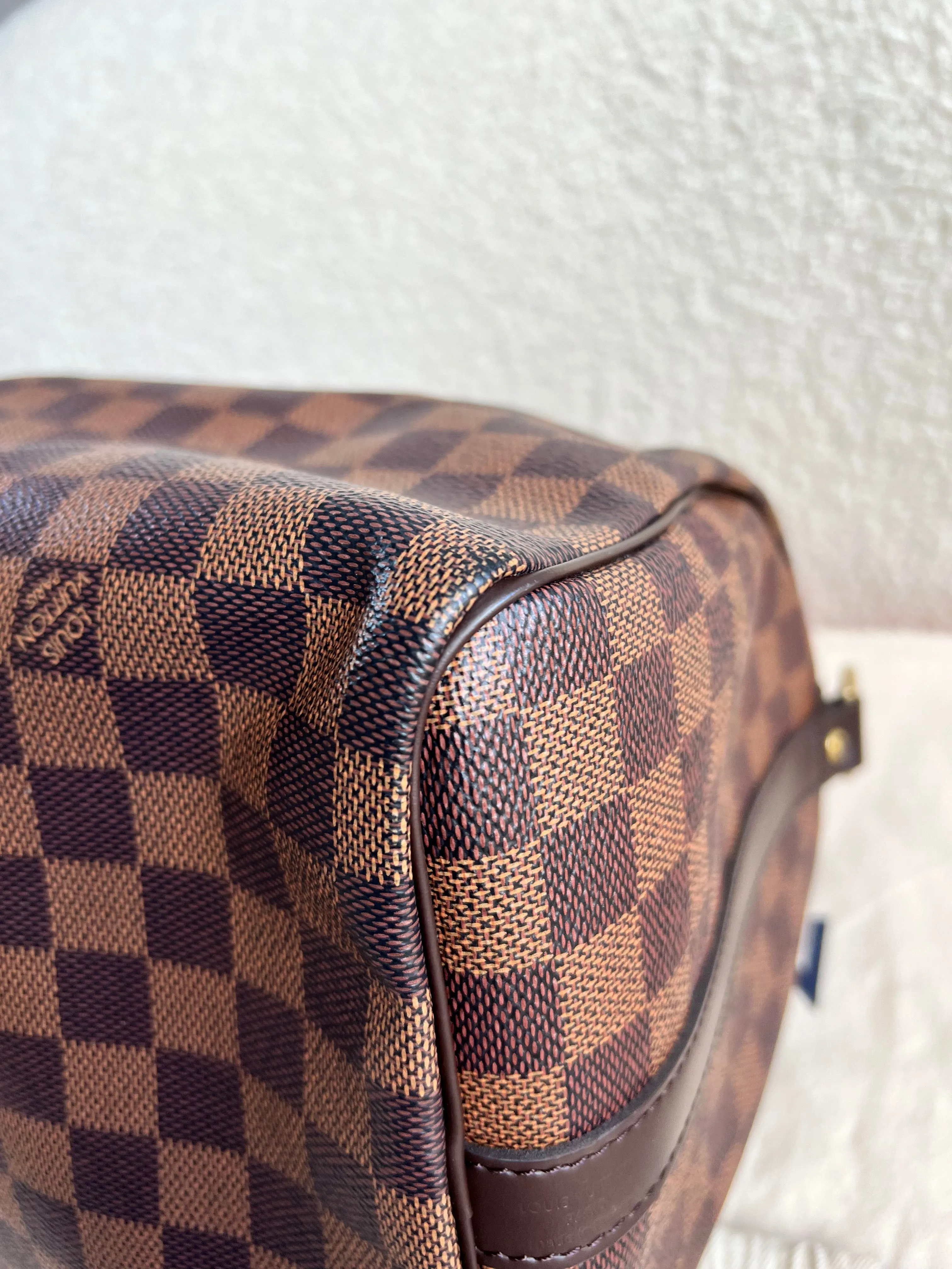 Louis Vuitton Speedy Bandouliere 30 Damier Ebene (strap missing)