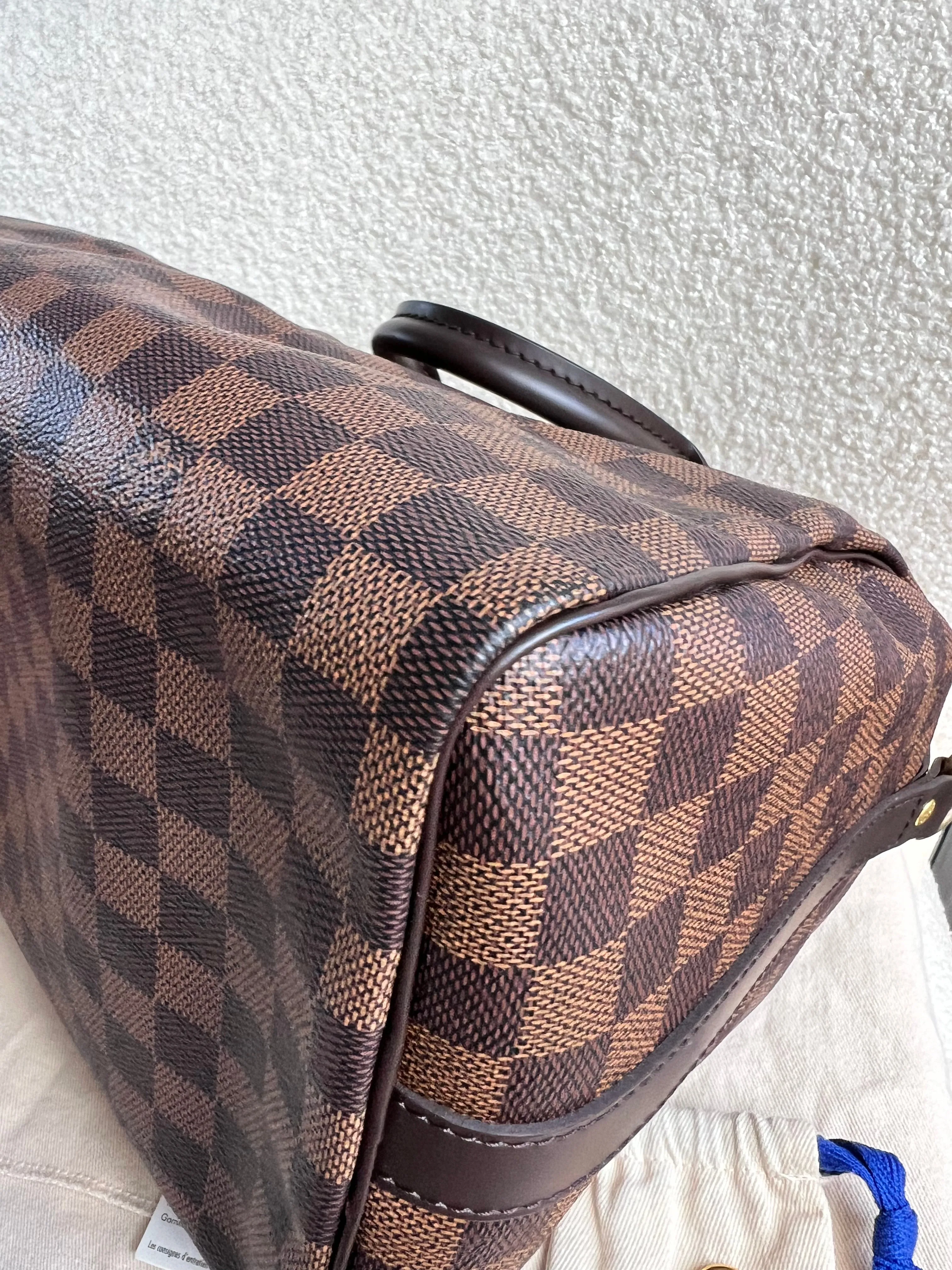 Louis Vuitton Speedy Bandouliere 30 Damier Ebene (strap missing)