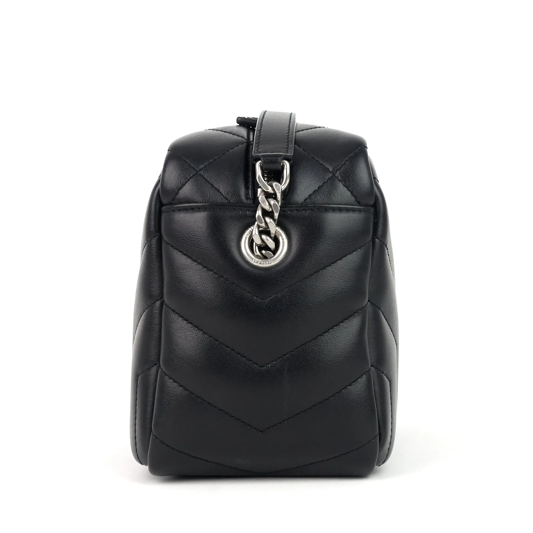 Loulou Bowling Small Matelasse Calf Leather Bag