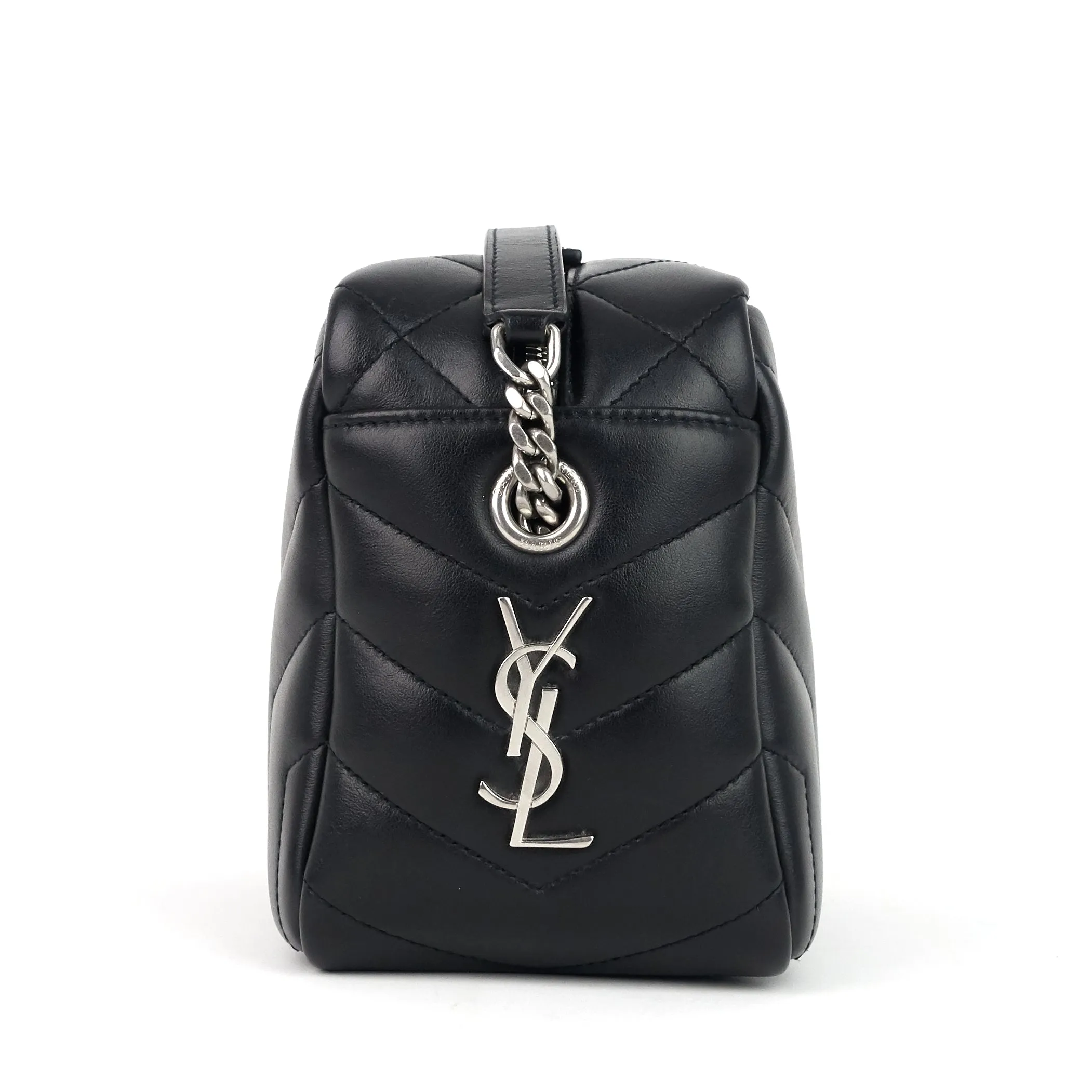 Loulou Bowling Small Matelasse Calf Leather Bag