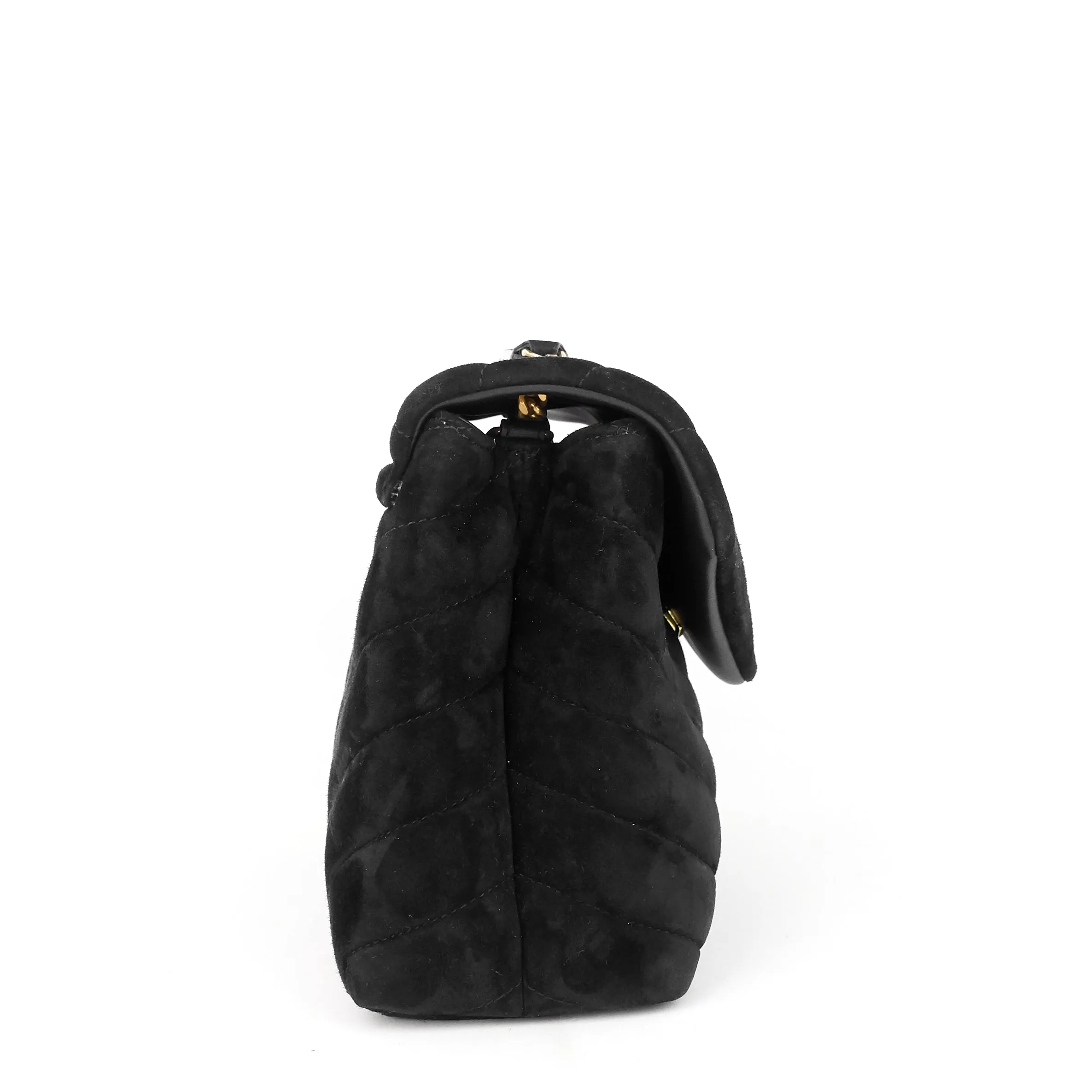 Loulou Medium Suede Shoulder Bag