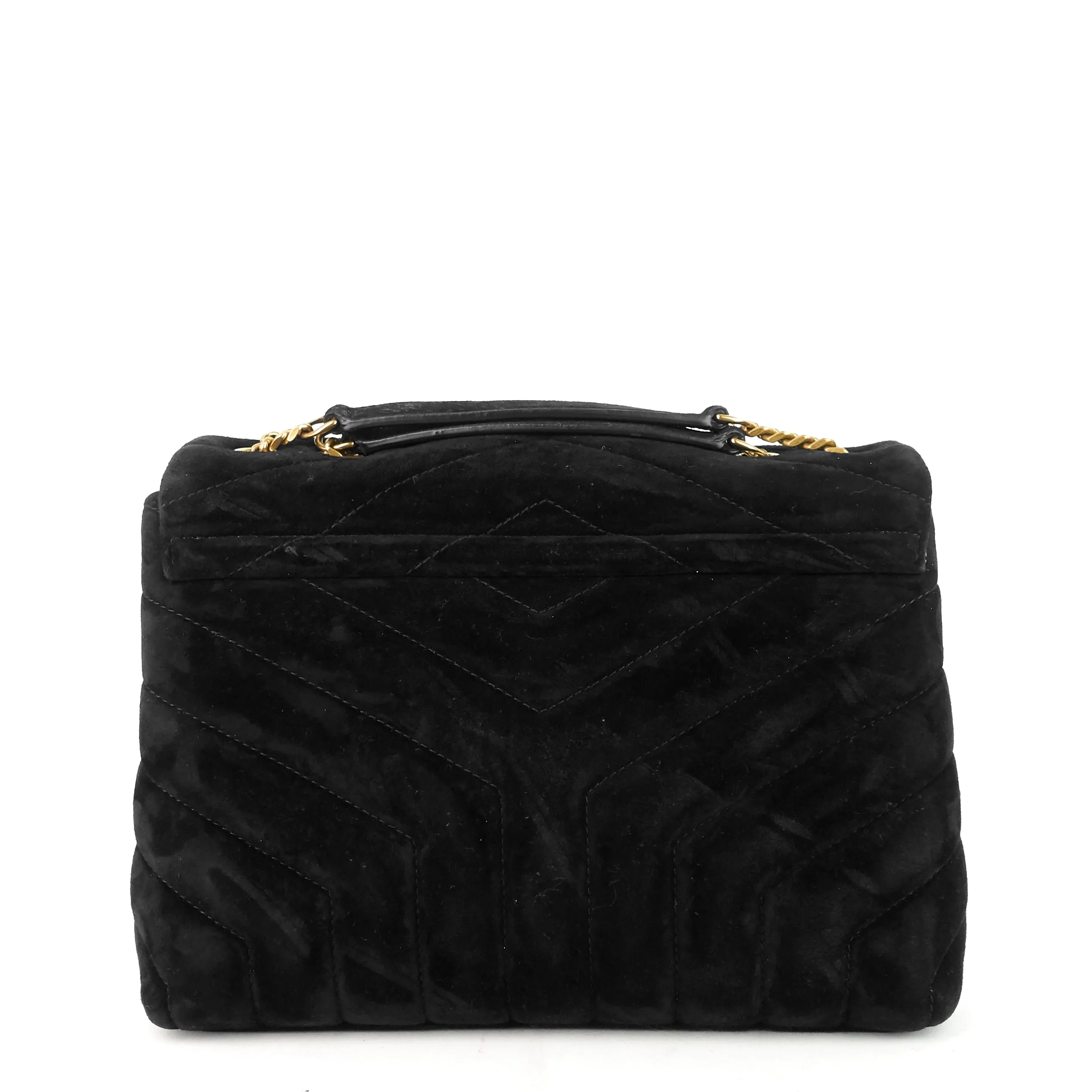 Loulou Medium Suede Shoulder Bag