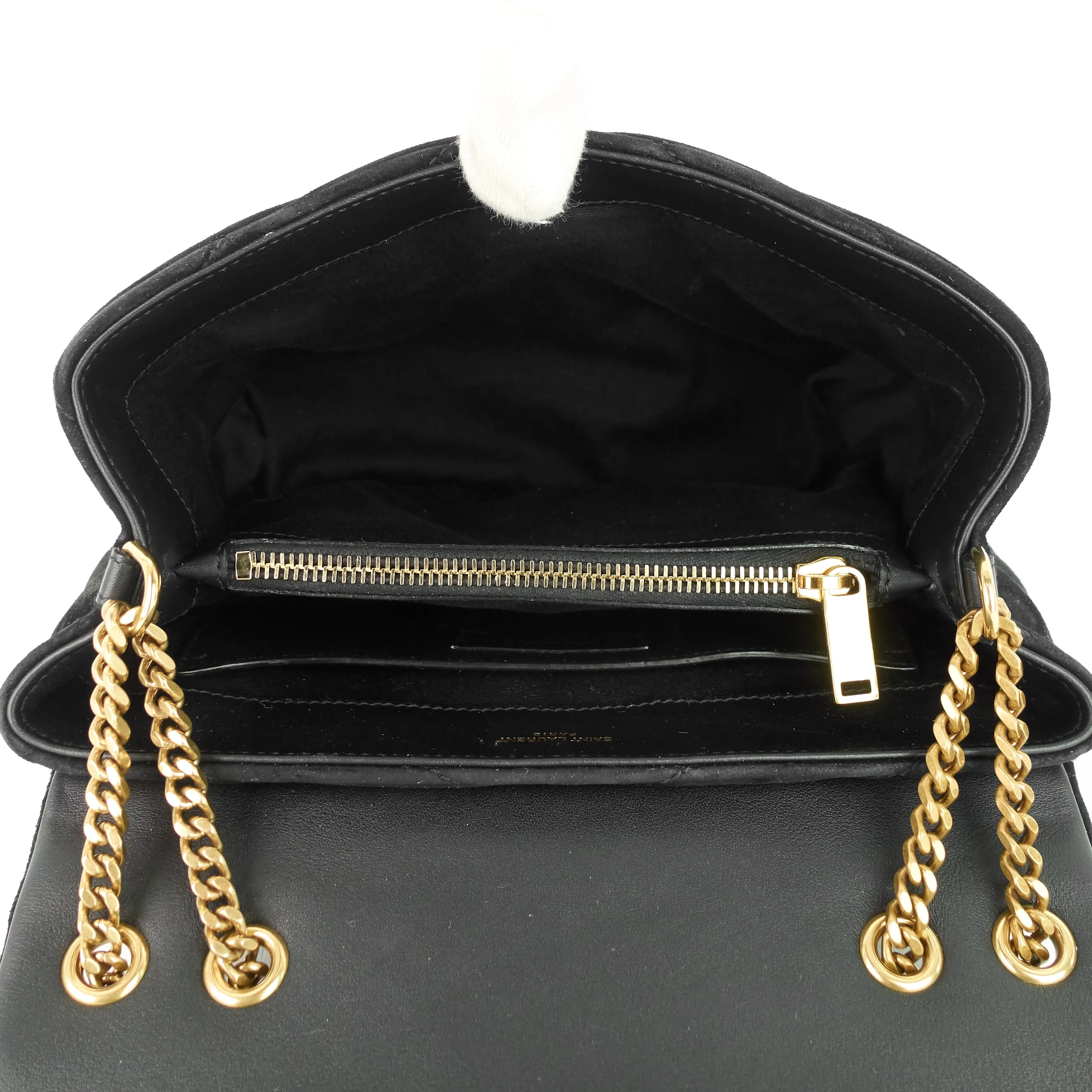 Loulou Medium Suede Shoulder Bag