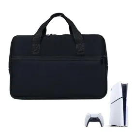 NUENSS-ROR Carrying Case for PS5 Waterproof PS5 Carrying Travel Case Protective Storage Bag for PlayStation 5 console/Digital Edition (slim) CFI-2000 and Gaming Accessories(Only case)