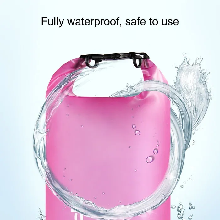 Outdoor Waterproof Single Shoulder Dry Bag Dry Sack PVC Barrel Bag, Capacity: 10L (Yellow)