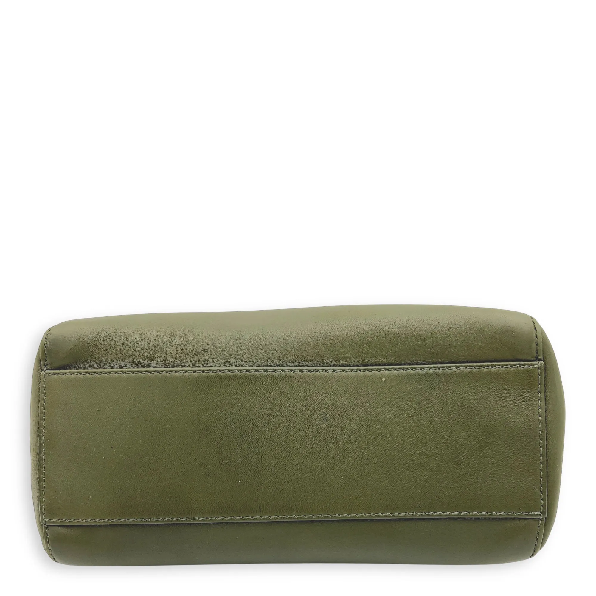 Peekaboo Crossbody Bag Small Green in Lambskin, Gold hardware