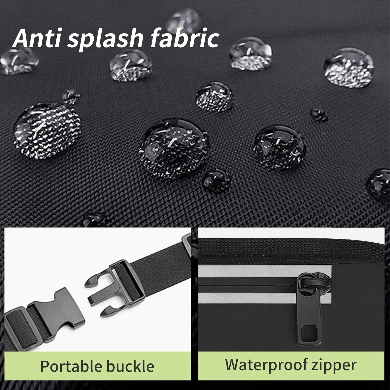 Running Belt Fanny Pack for Women Men Waterproof Waist Pack Runners Bag Slim Money belt Phone Holder for Sports Hiking Traveling Adjustable Strap Workout Pouch Lightweight Walking Jogging