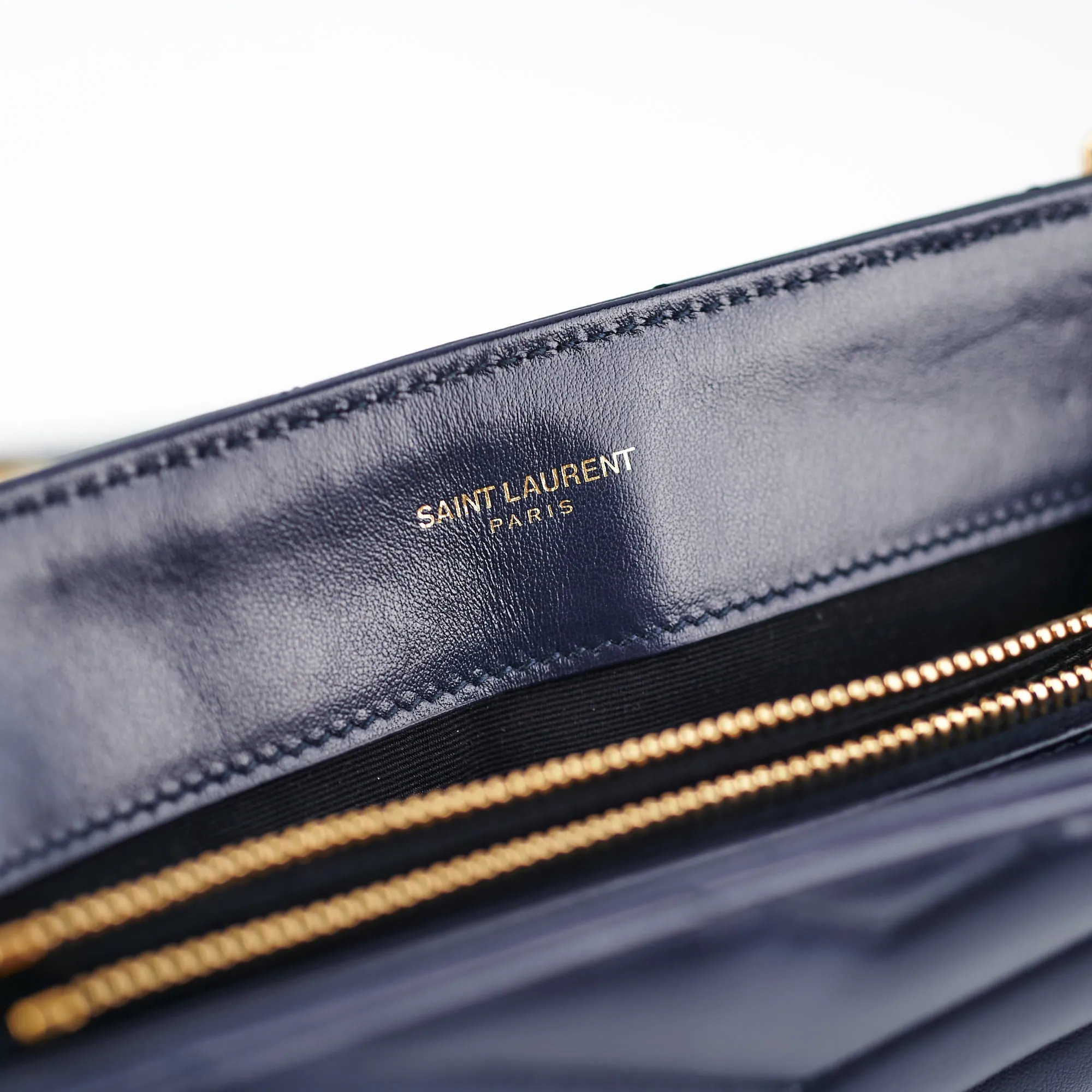 Saint Laurent Medium LouLou Bag Navy