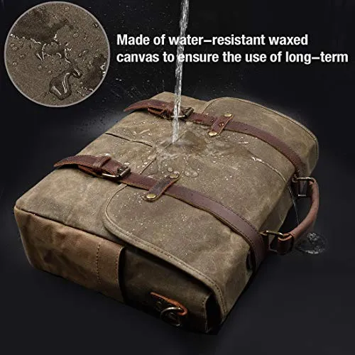 Shoulder Bags Briefcase Laptop Bag Waterproof Canvas Large Work Bag Messenger