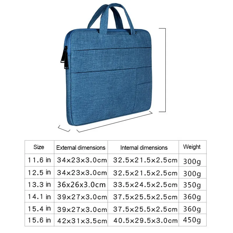 Sidiou Group High Quality Laptop Bag Waterproof Notebook Handbag Large Capacity