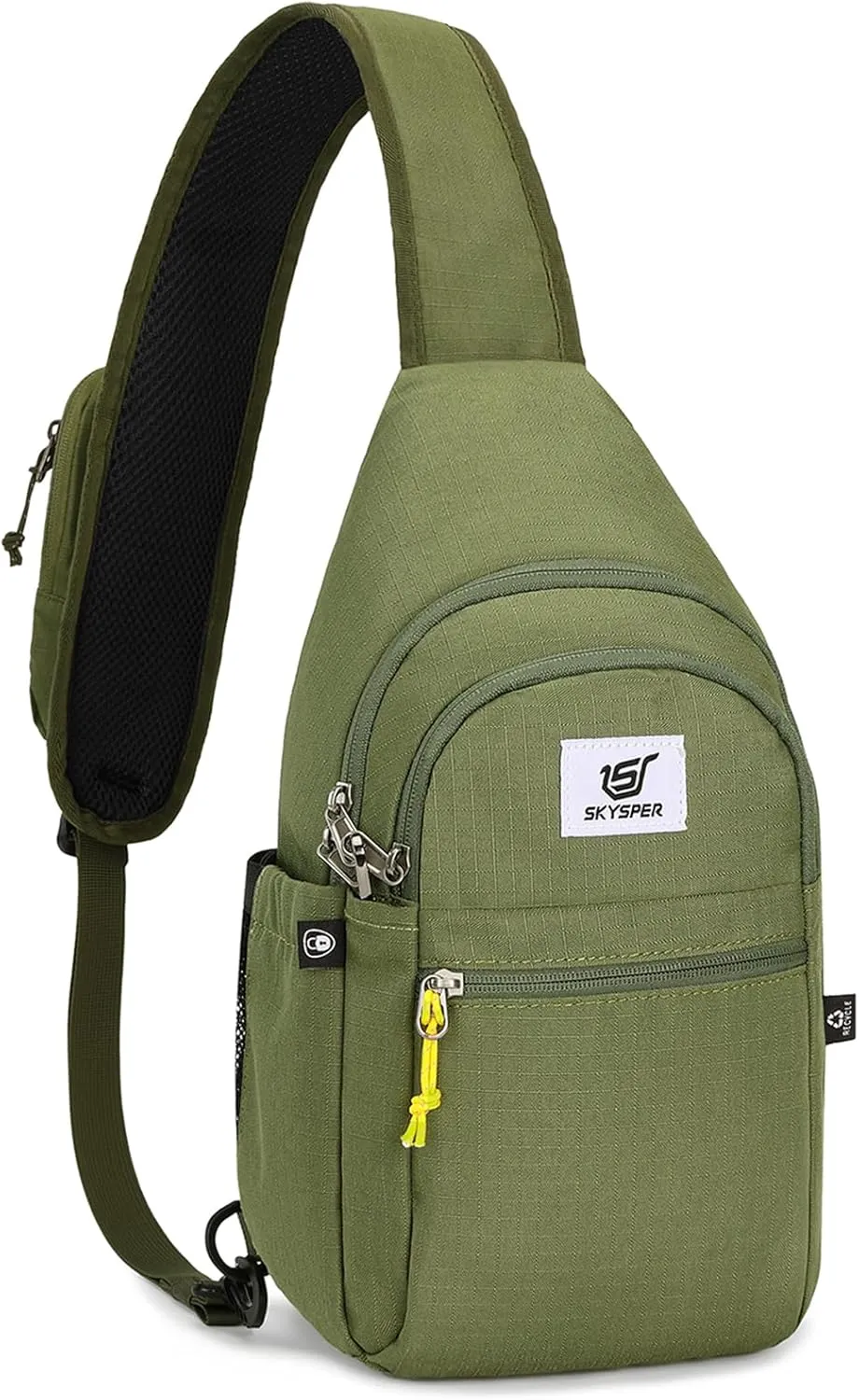 SKYSPER Sling Bag RFID Anti-Theft Crossbody Bag Recycled Travel Cross Body Bag Shoulder Sling Daypack