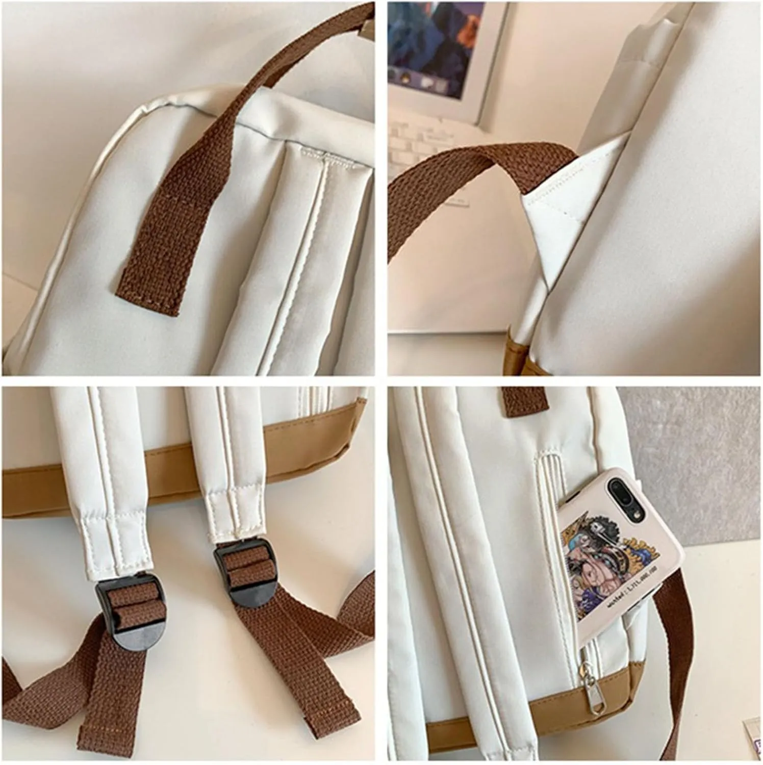 Travel Backpack Purse for Women Men Black Small backpack College Personal Item Travel Bag Cute Carry on Backpack for Women Lightweight Work Backpack