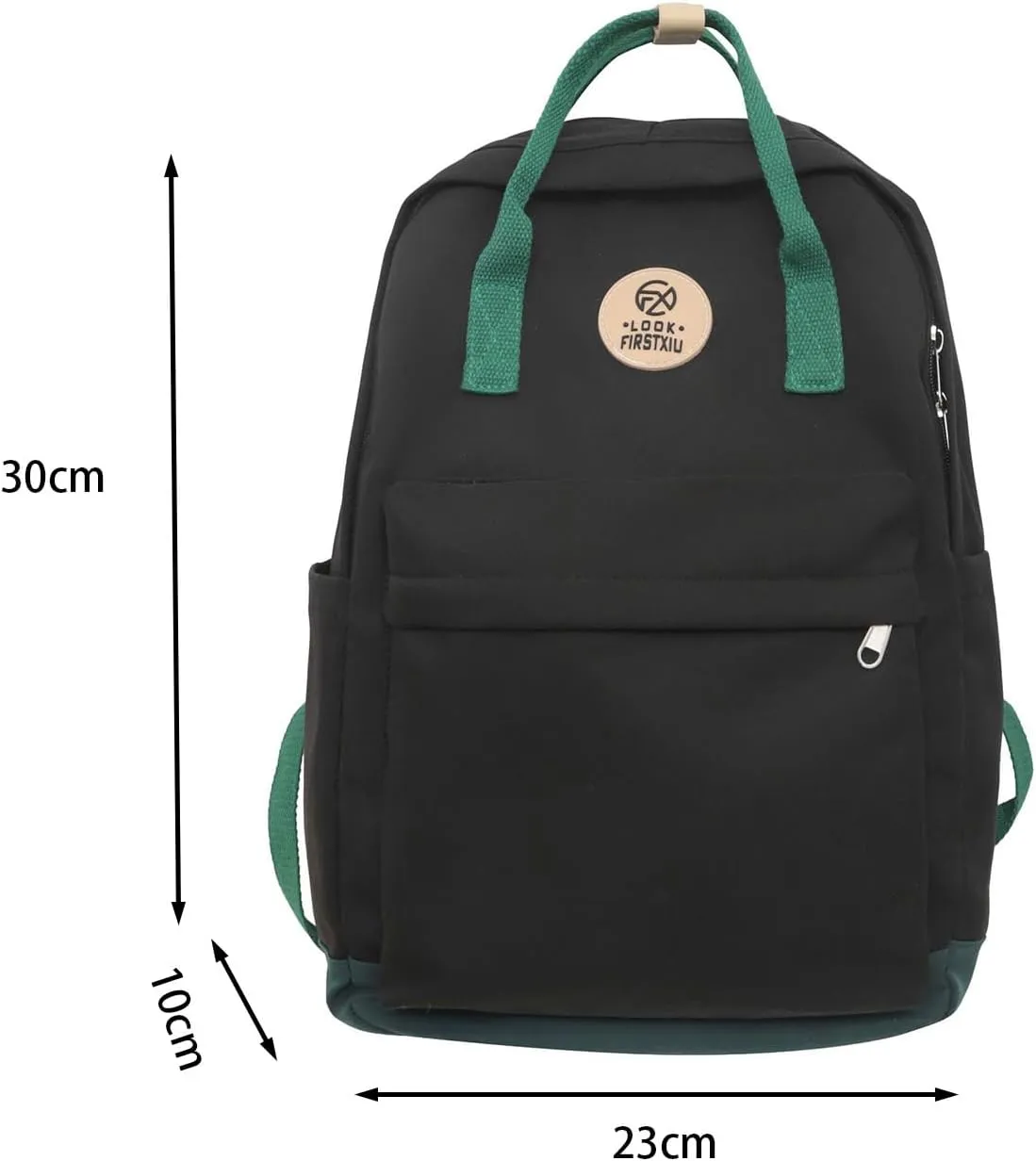 Travel Backpack Purse for Women Men Black Small backpack College Personal Item Travel Bag Cute Carry on Backpack for Women Lightweight Work Backpack