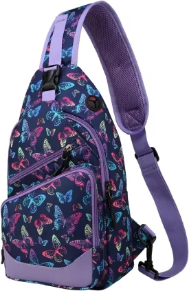 VASCHY Sling Bag for Men Women, One Strap Over the Shoulder Cross Body Backpack Chest Bag for Hiking/Travel/Outdoor