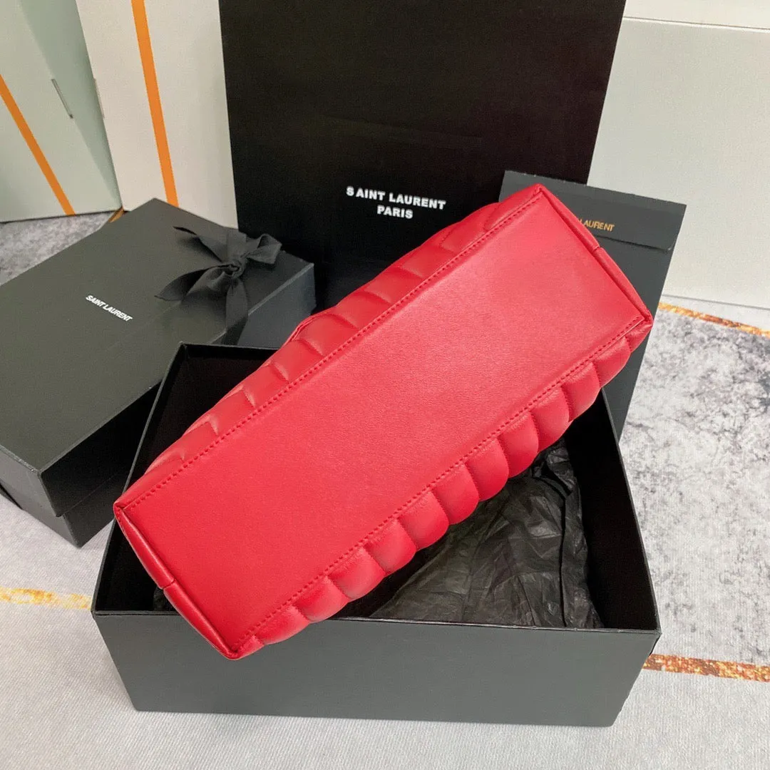 YSK268 Medium Loulou in Quilted Leather / HIGHEST QUALITY VERSION / 12.5 x 8.6 x 3.5 INCHES